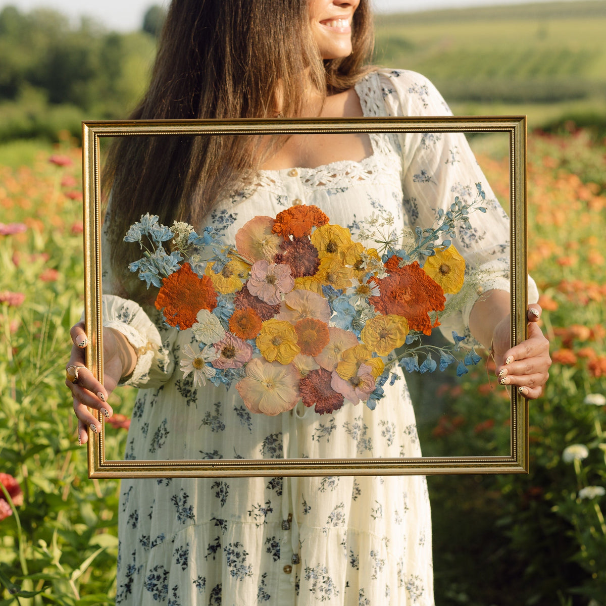 Pressed Frame| Wedding Bouquet Preservation | Floral Preservation