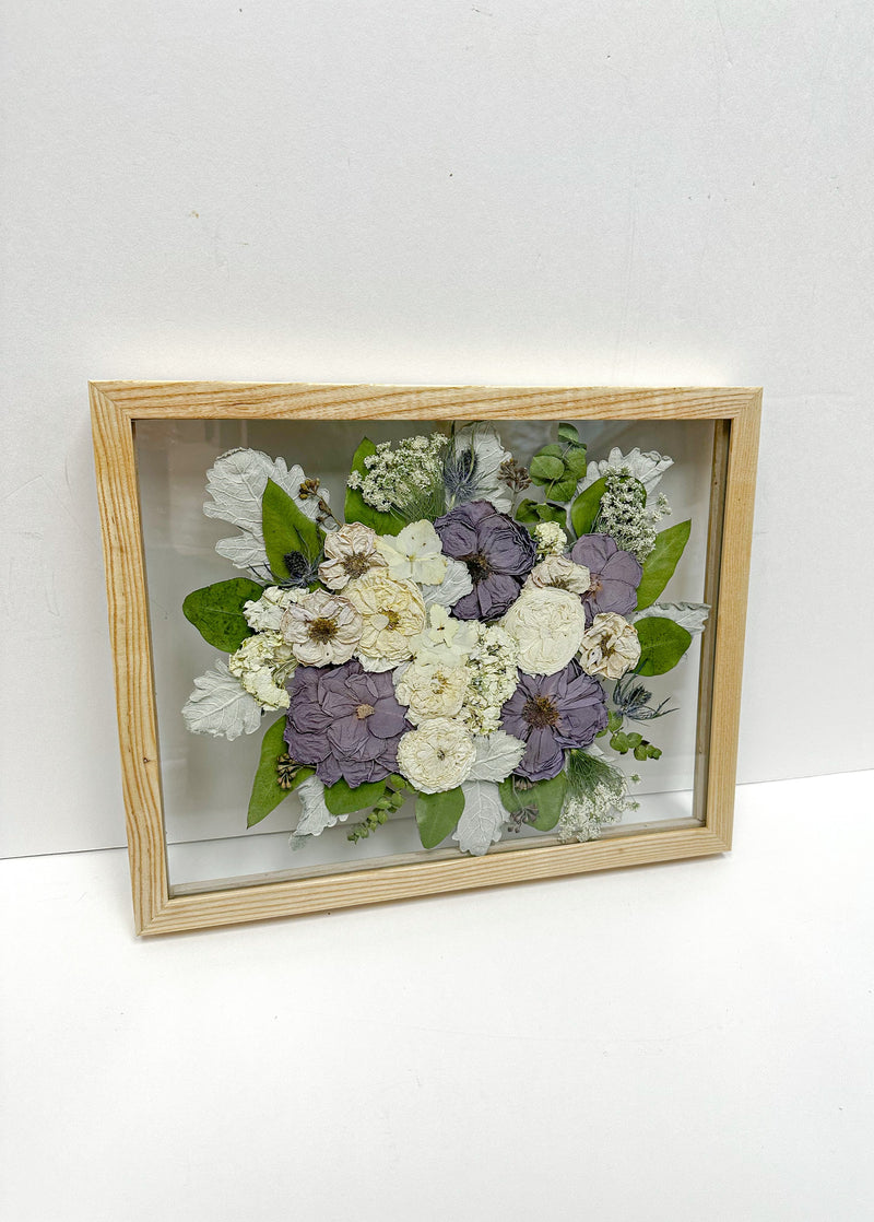 11x14 Pressed Air Dried Frame